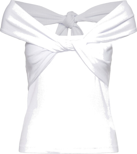 bzr Fionabzcrossover Top - White - L bzr Fionabzcrossover Top - White - L