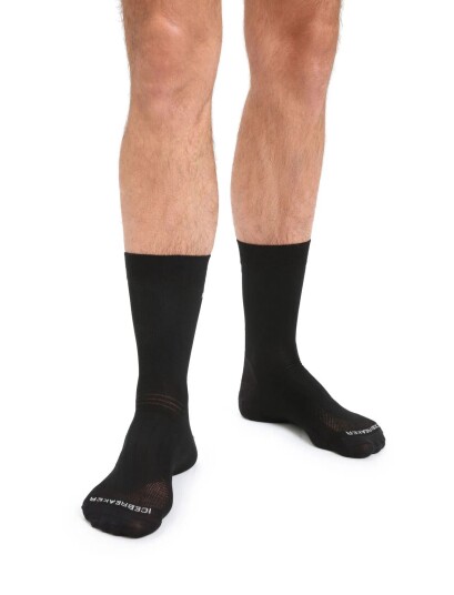 Icebreaker Hike Liner Crew M Ib/Black M Icebreaker Hike Liner Crew M Ib/Black M