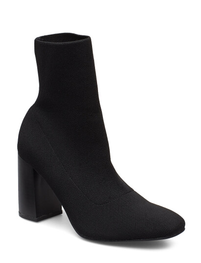 Bianco Biaellie Knit Boot Black 38