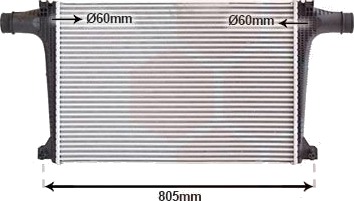 Intercooler VAN WEZEL 03014726