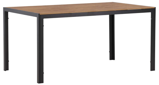 Venture Design Break spisebord Svart 150 x 90 cm Natur