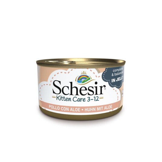 Schesir Kitten 6 X 85 G Kylling Med Aloe 24 X 85 G