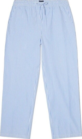 Lexington Home Organic Cotton Poplin Pajama Pants   Blue   XL