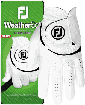 Footjoy Weathersof RH golfhanske herre White L Footjoy Weathersof RH golfhanske herre White L