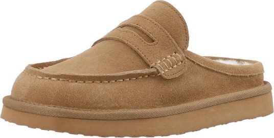 Bianco Biasnow Moc Toe Slipper Suede COGNAC 36 Bianco Biasnow Moc Toe Slipper Suede COGNAC 36