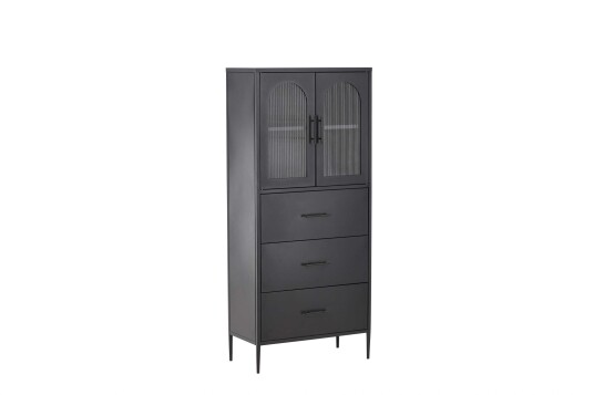 Venture Design La Paz skap Svart/svart 160 x 70 cm Svart Venture Design La Paz skap Svart/svart 160 x 70 cm Svart