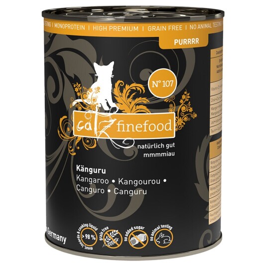 Catz Finefood Purrrr No. 107 Kenguru (6 X 400 G) Catz Finefood Purrrr No. 107 Kenguru (6 X 400 G)