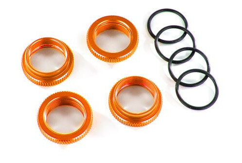 Traxxas 8968A Spring Adjuster Alu Orange GT Maxx 4