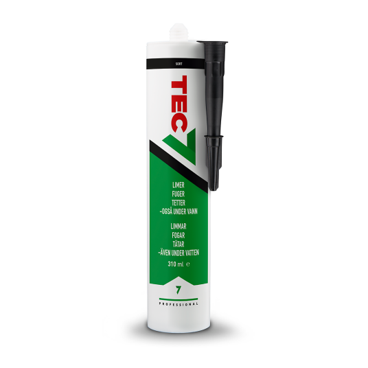 Novatech Tec7 Lim Og Fugemasse Sort 310ml