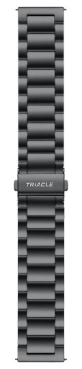Triacle Natural hurtigutløsende stållenke universal 22 mm svart