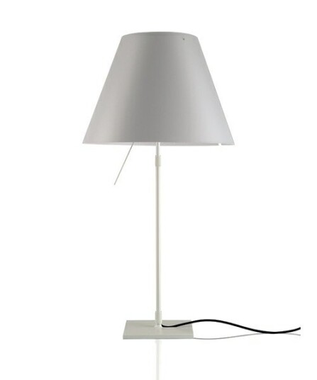 Luceplan - Costanza Bordlampe Alu/Mistic White
