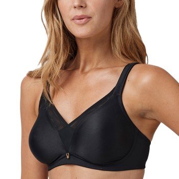 Abecita BH Angel Moulded Wireless Bra Svart F 75 Dame Abecita BH Angel Moulded Wireless Bra Svart F 75 Dame