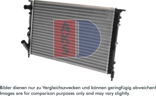 Radiator motorkjøling AKS DASIS 181040N