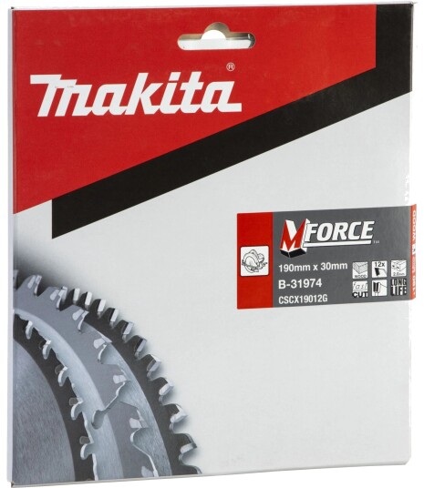 Makita M-Force Sirkelsagblad - Ø190x30mm - 12T