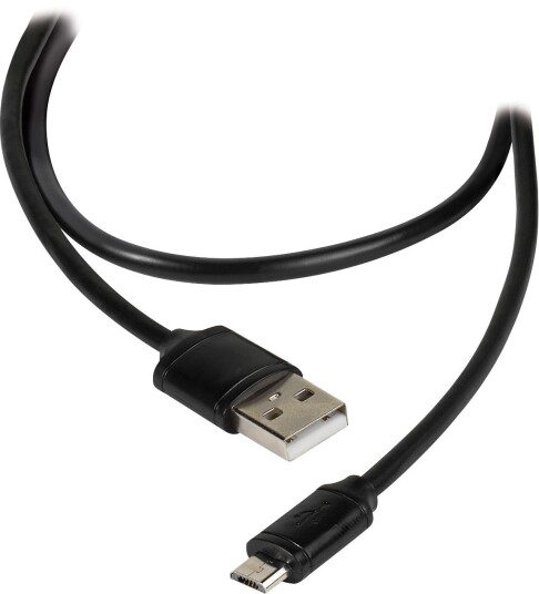 Vivanco MicroUSB ladekabel - Hvit 1,2 meter
