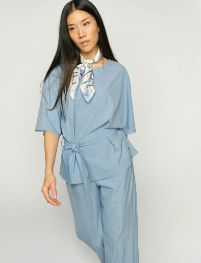 MOS MOSH Mmrikas Roy Blouse Blue XS