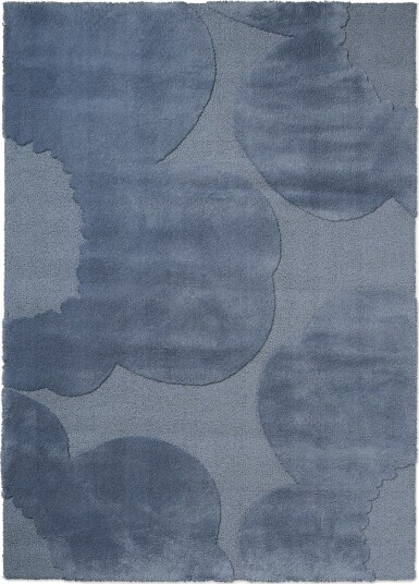 Iso Unikko Ullteppe 170x240 cm, Støvblå