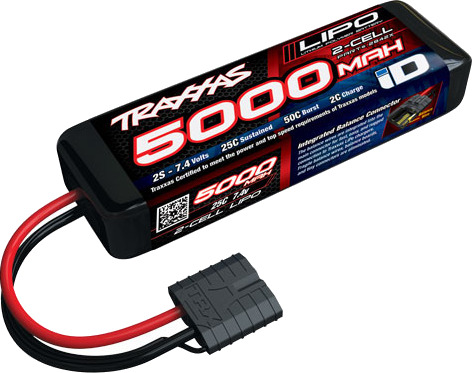 Traxxas 2842X Battery Li-Po 2S 7,4V 5000mAh 25C iD-Connector Sh