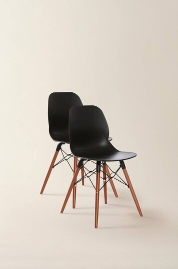 Jotex VARBERG stol 2-pk Svart 1683164-04-0 1518921-02-0
