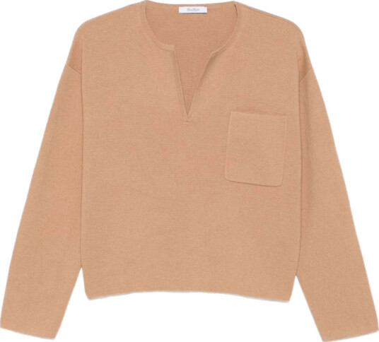Max Mara Dame Strikkevarer Brun S, Max Mara Dame Strikkevarer Brun S,