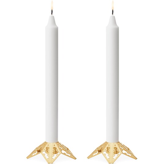 Georg Jensen 2022 Lysestake, 2 stk, gull Georg Jensen 2022 Lysestake, 2 stk, gull