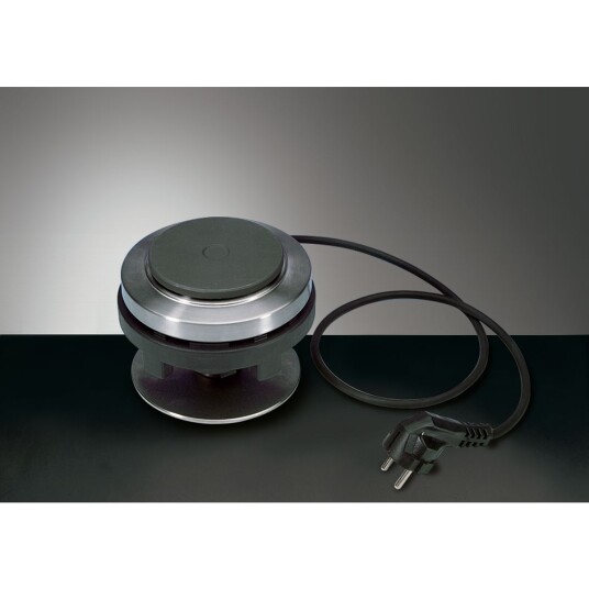 APS Elektrisk oppvarming av chafing dish; 13x13x10.5 cm (LxBxH); Svart/Sølvfarge