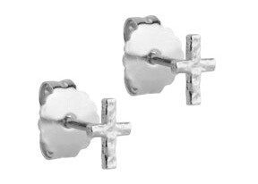 Enamel Copenhagen Protective Cross Studs Sølv Sterling 925