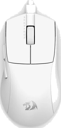 Redragon M724W K1NG Trackball mus med 12400 DPI og USB-C Hvit