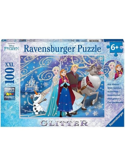 Ravensburger Disney Frozen-Glistening snow 100pcs. XXL Gulv Ravensburger Disney Frozen-Glistening snow 100pcs. XXL Gulv