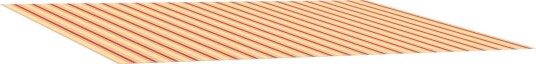 Reserveduk til markise Flerfarget 250 x 200 cm Polyester
