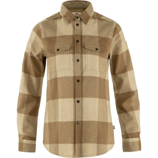 Fjellreven Canada Shirt, Dame Buckwheat Brown-Light Beige M