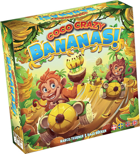 Spilbræt Coco Crazy - Bananas! (Nordic) - Multi/patterned - ONE SIZE