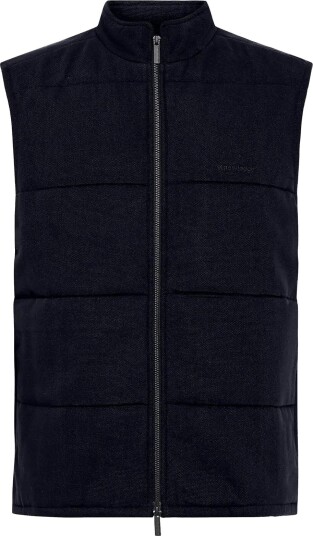 Knowledge Cotton Apparel Canvas Vest NIGHT SKY XL