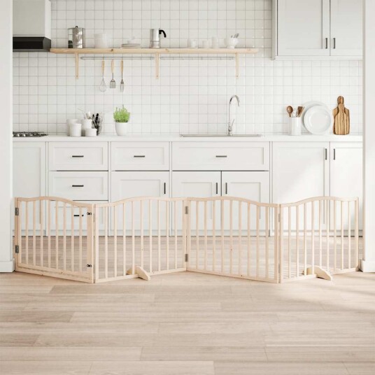 Hundeport Sammenleggbar 4 Paneler 320 cm Poppeltre 352209