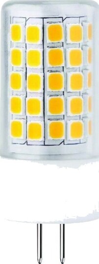 Spl GY6.35 4,6W dimbar LED pære 12V   400lm 2700K klart glass   Dimbar : Dimbar Kulør : Varm