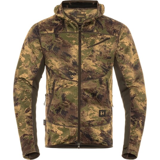 Härkila Deer Stalker Fleece-hettegenser Med Glidelås Willow Green L Härkila Deer Stalker Fleece-hettegenser Med Glidelås Willow Green L