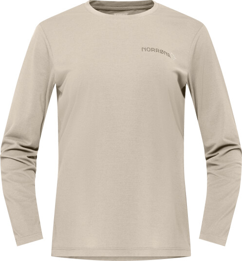 Norrøna Women's Femund Tech Long Sleeve Oatmeal L, Oatmeal