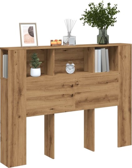  Hodegavl med hylle artisan eik 140x18,5x102,5 cm konstruert tre 8721158442208