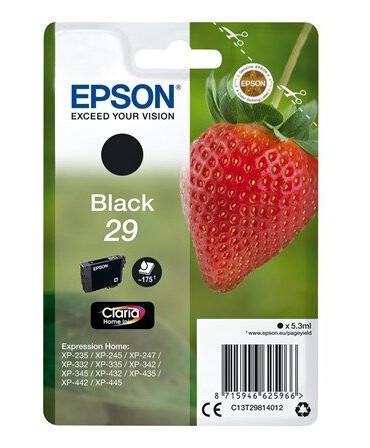Epson 29 Black Original Ink - Blekkpatron Svart