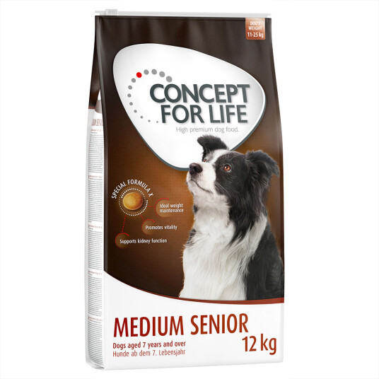 Concept For Life 12 kg Til Spesialpris! Medium Senior