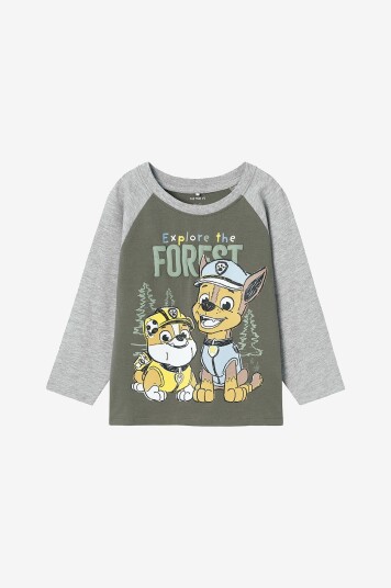 Name It T skjorte nmmSente Pawpatrol LS Nreg Top Grønn