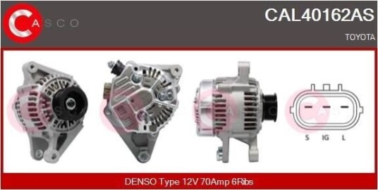 Dynamo CASCO CAL40162AS
