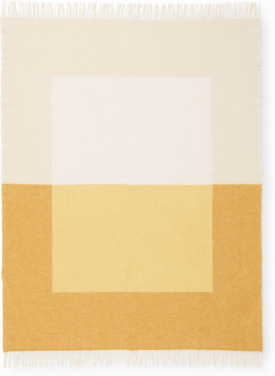 Northern Echo pledd 130x170 cm Yellow Northern Echo pledd 130x170 cm Yellow