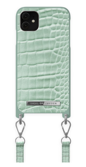 iDeal of Sweden Atelier Necklace Case Iphone 11/xr Mint Croco