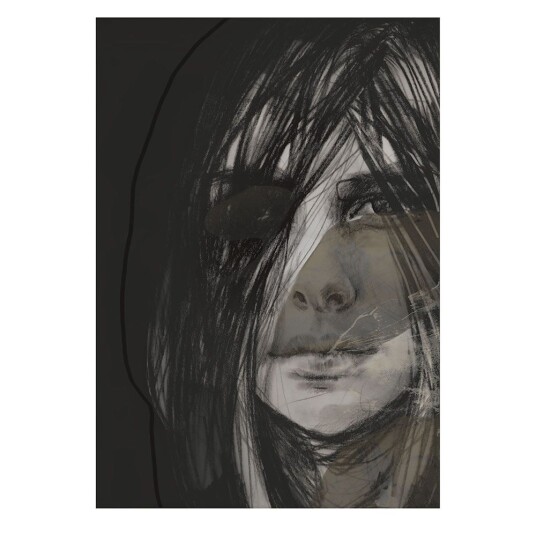 Anna Bülow Anna Bülow poster The dark 50x70 cm