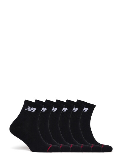 New Balance Everyday Ankle 6 Pairs - Black - S
