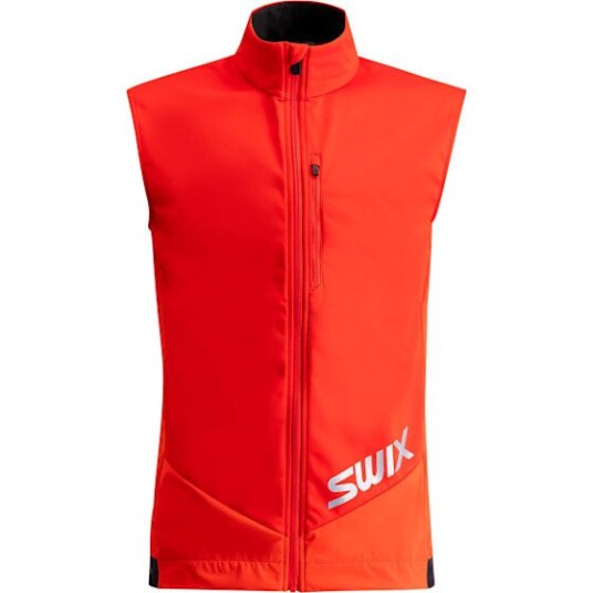 Swix Quantum Windstopper Vest Herre Fiery Red M Swix Quantum Windstopper Vest Herre Fiery Red M