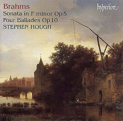MediaTronixs Johannes Brahms : Sonata in F minor Op. 5 & Four ballades Op. 10 CD (2001) Pre-Owned