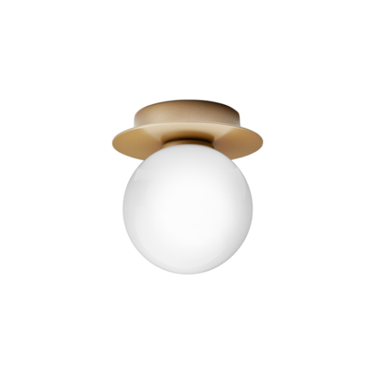 Nuura Liila 1 Vegg/ Taklampe Liten Gull/Opal Nuura Liila 1 Vegg/ Taklampe Liten Gull/Opal
