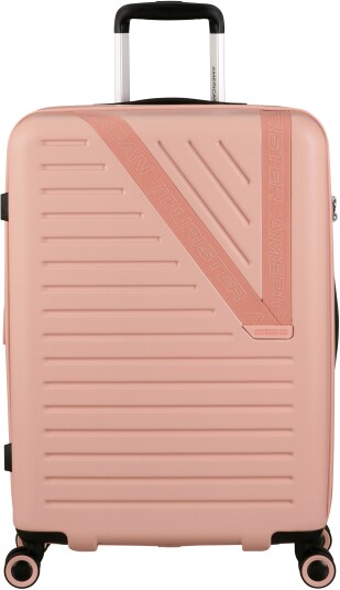 American Tourister Dynabelt Spinner Trillekoffert 68L Sandy Rose American Tourister Dynabelt Spinner Trillekoffert 68L Sandy Rose